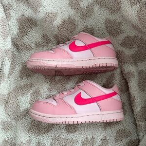 Nike Kids Pink Dunk Sneakers